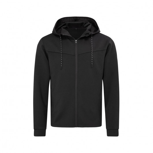 Mens Recycled Scuba Jackets Black Opal